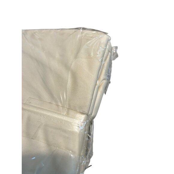 Soft Touch Sateen Queen Flat Sheet 230 Thread Count 100% Cotton Ivory opened - Picture 3 of 4